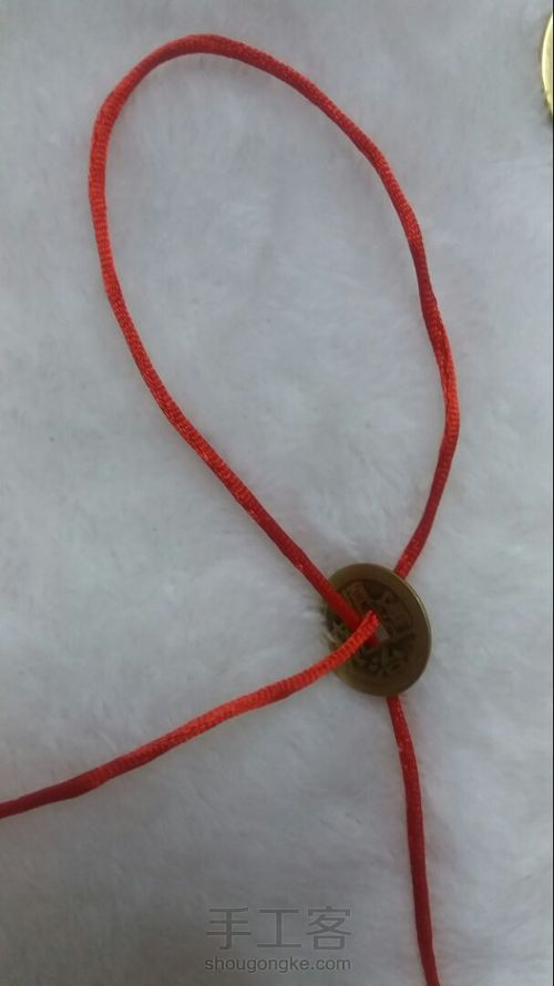 五帝钱挂件详细图解 第7步