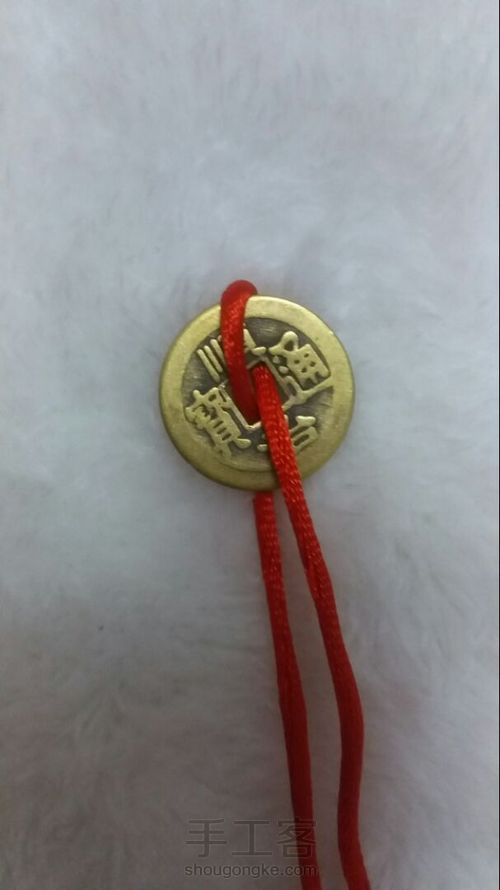 五帝钱挂件详细图解 第8步