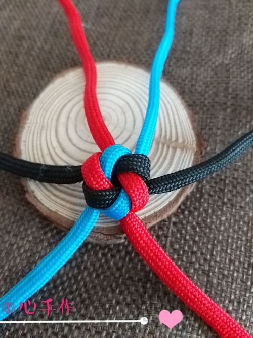 六瓣花结 第9步