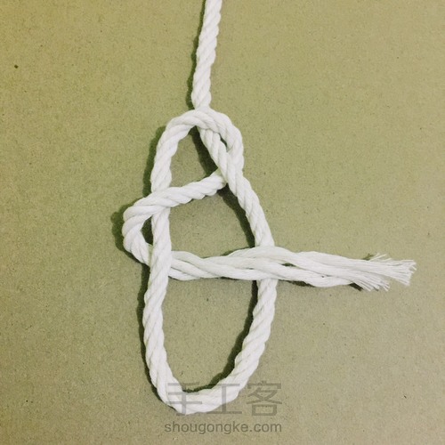 ♡凤尾结/发财结 第3步