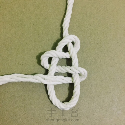 ♡凤尾结/发财结 第4步