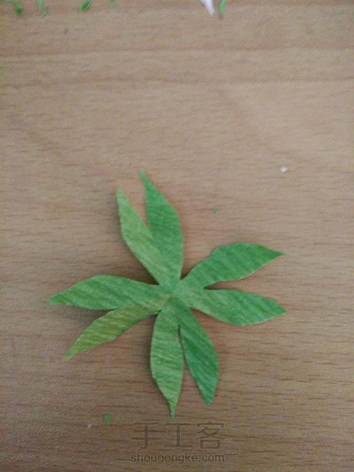 褶皱纸,牡丹花教程 第16步