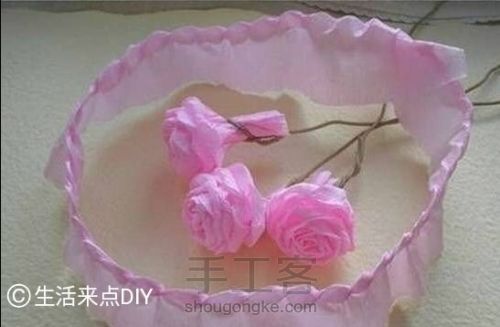 手工折纸玫瑰，送给爱的人 第5步