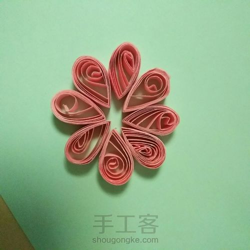 衍纸。。花🌸 第2步