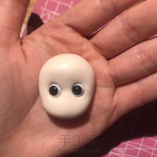 两种树脂粘土捏脸的方法  大放送！ 第7步
