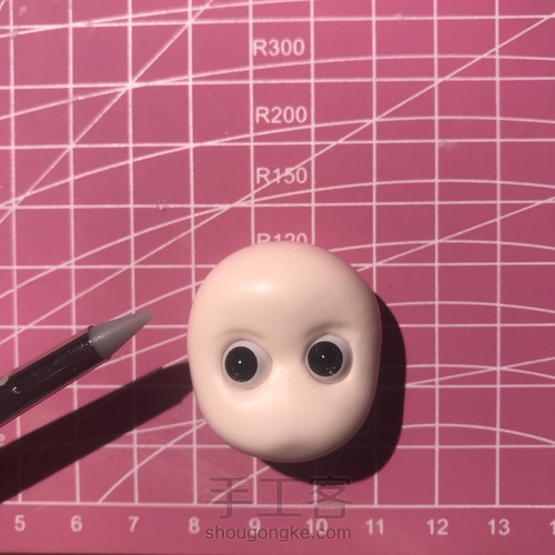 两种树脂粘土捏脸的方法 大放送! 第9步