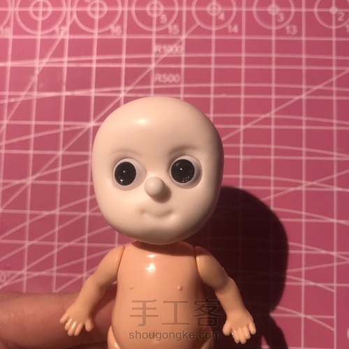 两种树脂粘土捏脸的方法  大放送！ 第11步