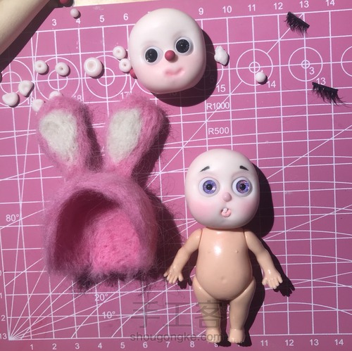 两种树脂粘土捏脸的方法 大放送! 第26步