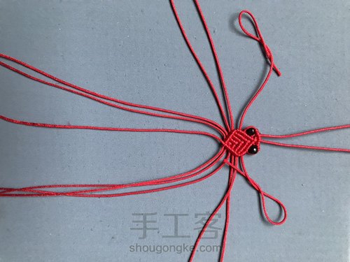 双鱼手链 第13步