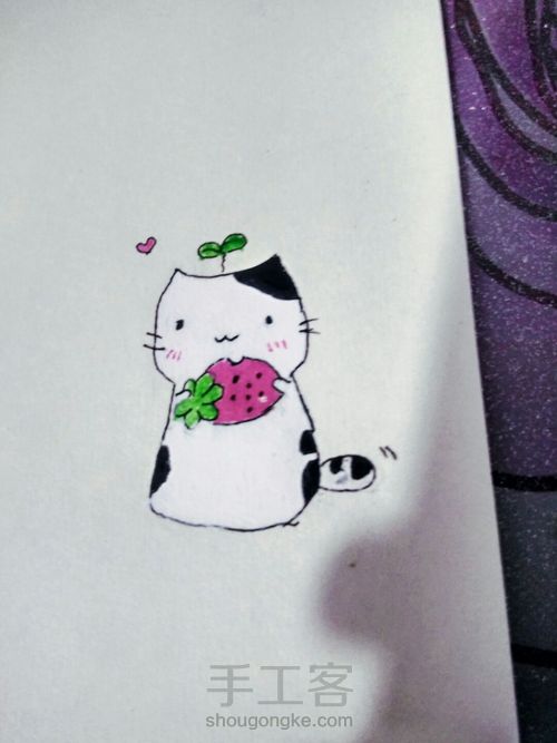 草莓小猫😋 第3步