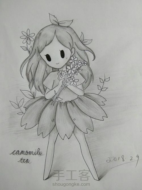 花茶女孩之甘菊花茶 第7步