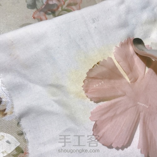 烫花、造花 康乃馨 第4步