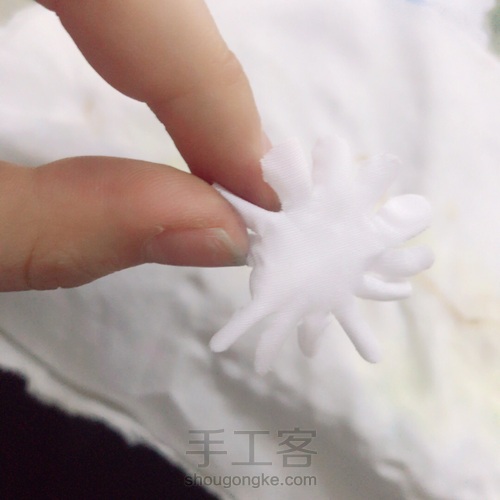 白车轴草烫花/造花 第1步