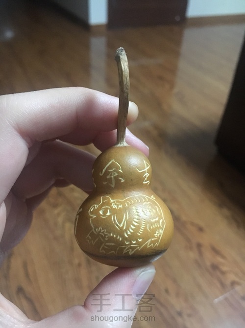 雕刻葫芦:本命猪年 第4步