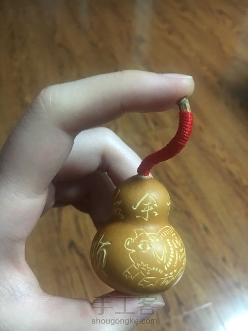 雕刻葫芦:本命猪年 第6步