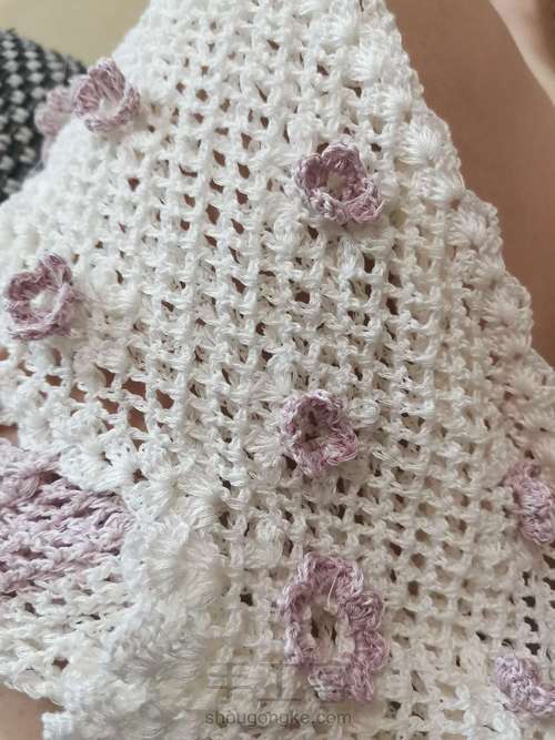 围巾—蛋糕线 第7步