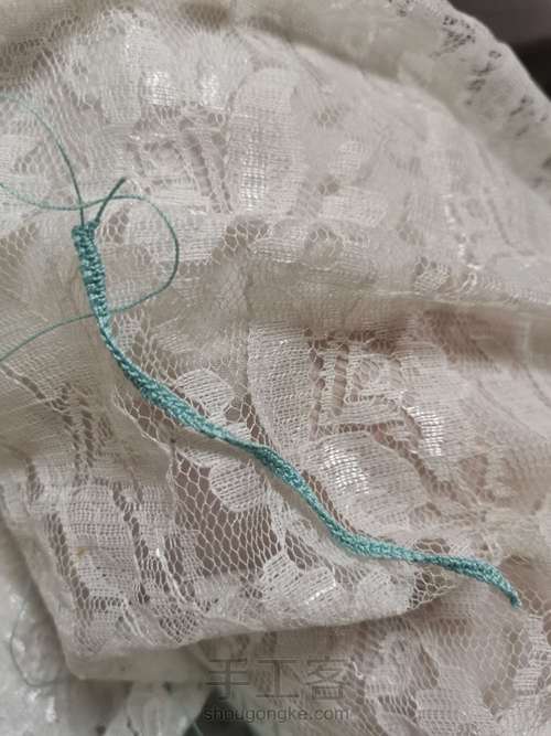 钩针发带—金票线书 第1步