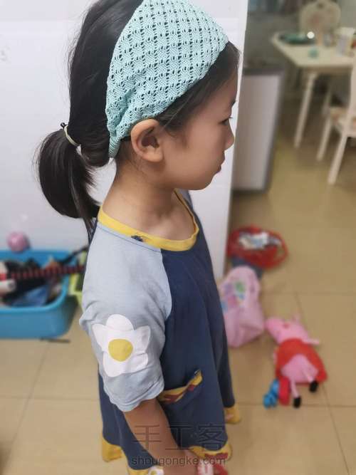 钩针发带—金票线书 第11步