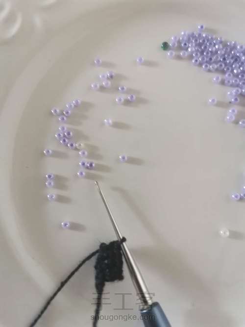 猫咪小发夹 第1步