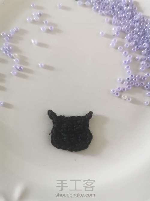 猫咪小发夹 第2步