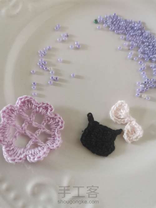 猫咪小发夹 第5步