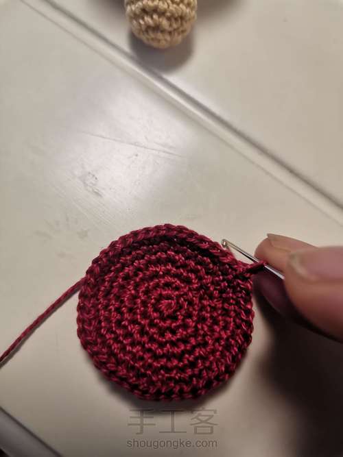 小蘑菇胸针 第2步