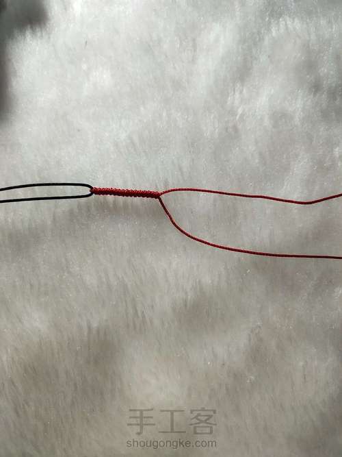 水晶珠戒指 第1步