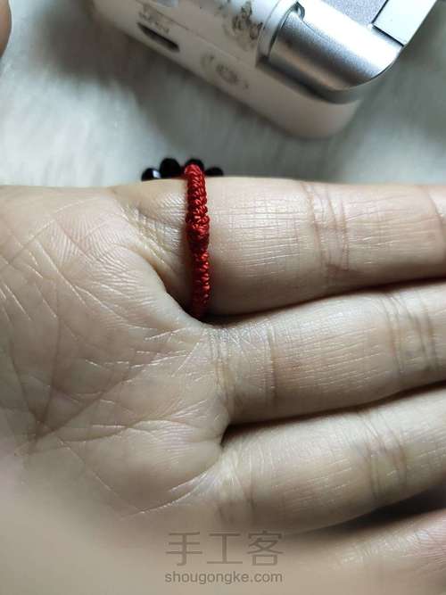 水晶珠戒指 第9步