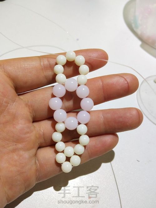 网红串珠发夹 第5步