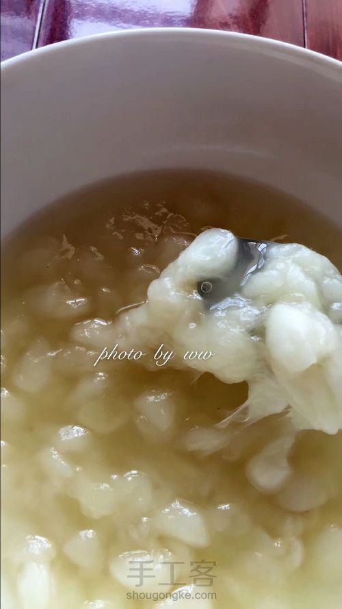 蚕丝手工皂 第2步