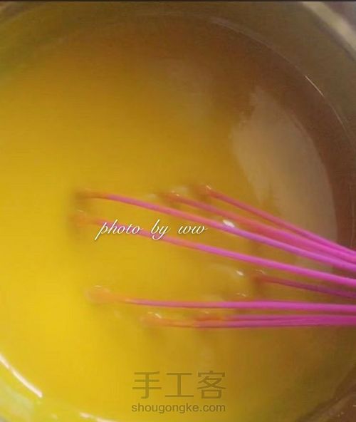 蚕丝手工皂 第4步