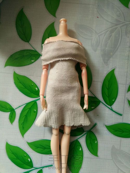 袜子改造，秒变娃娃衣。 第9步