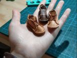 皮制mini小板鞋挂件