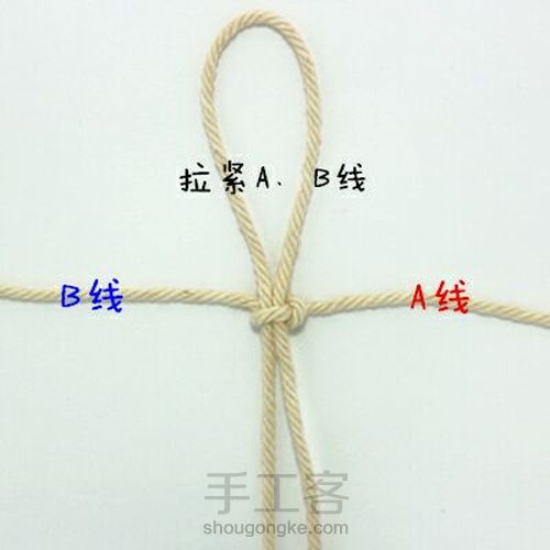 基本结--双向平结 第5步