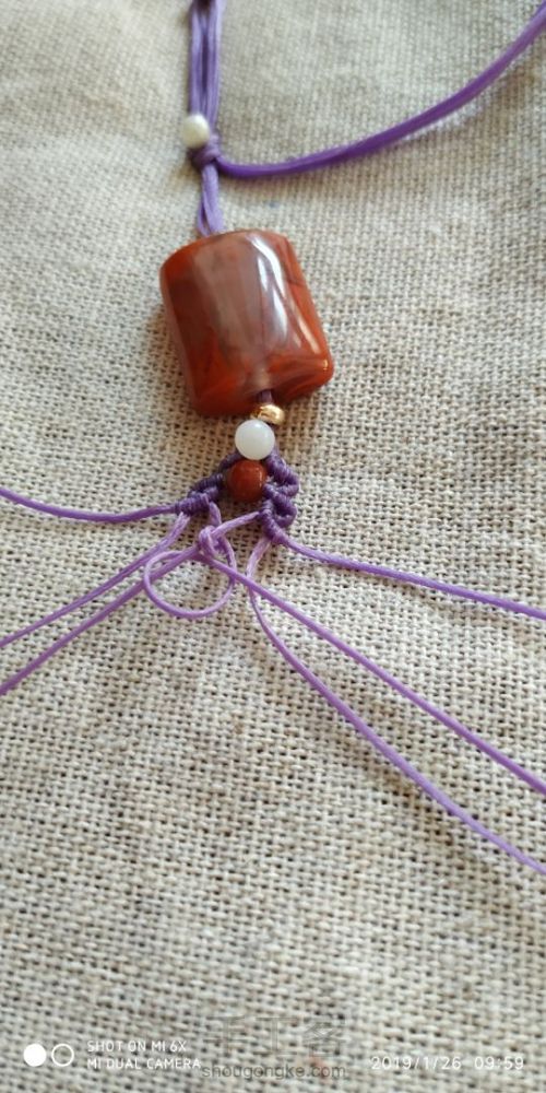 南红手链 第13步