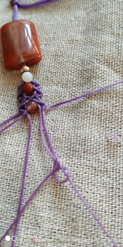 南红手链 第19步