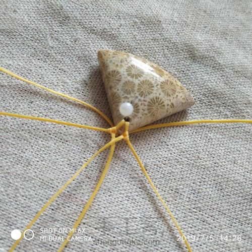 有孔扣头 第7步