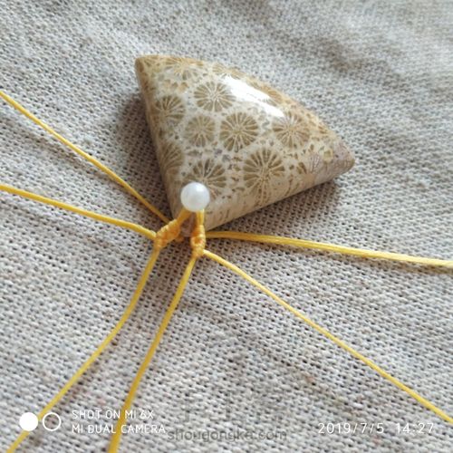 有孔扣头 第9步