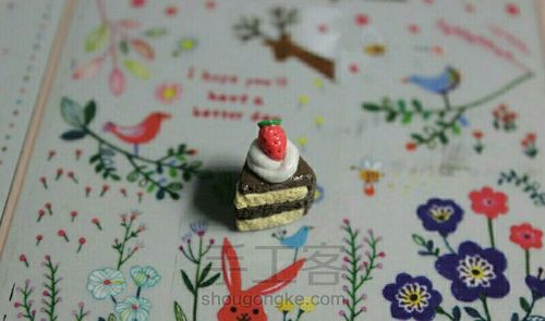  超轻粘土微缩迷你甜点教程！ 第1步