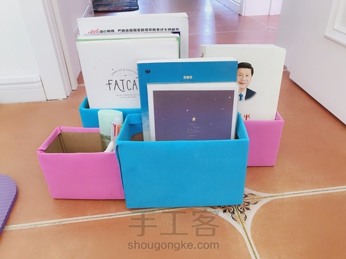 超简易快递盒书架置物架 第6步