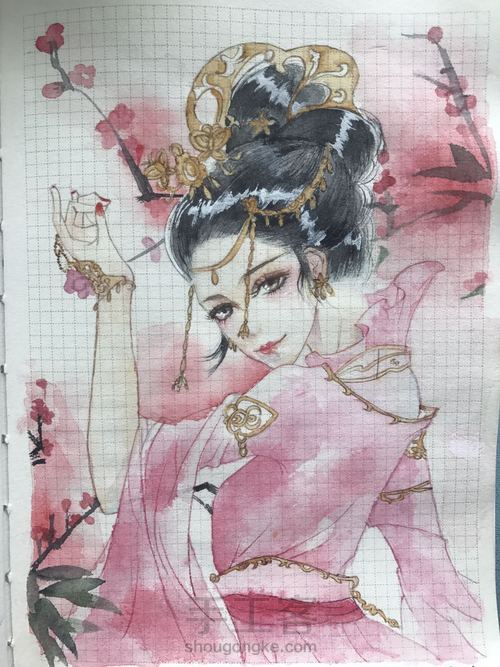 临摹古装美人 第3步