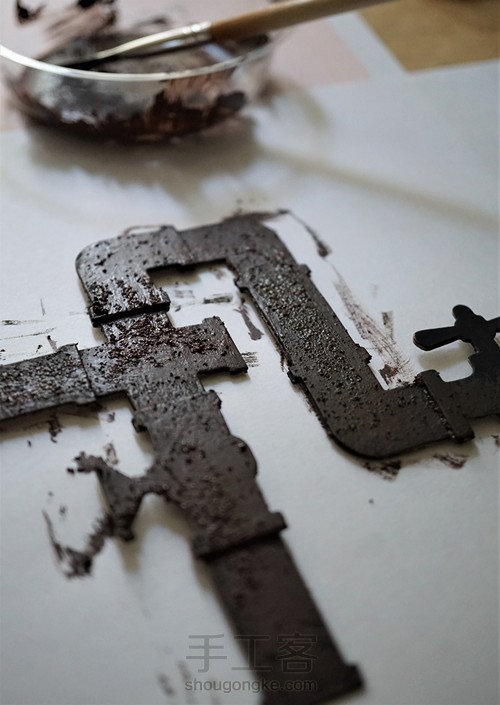 怎么做“锈”，可以以假乱真 第8步