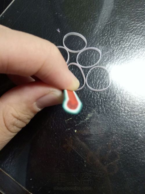 mini可爱小西瓜哦 第4步