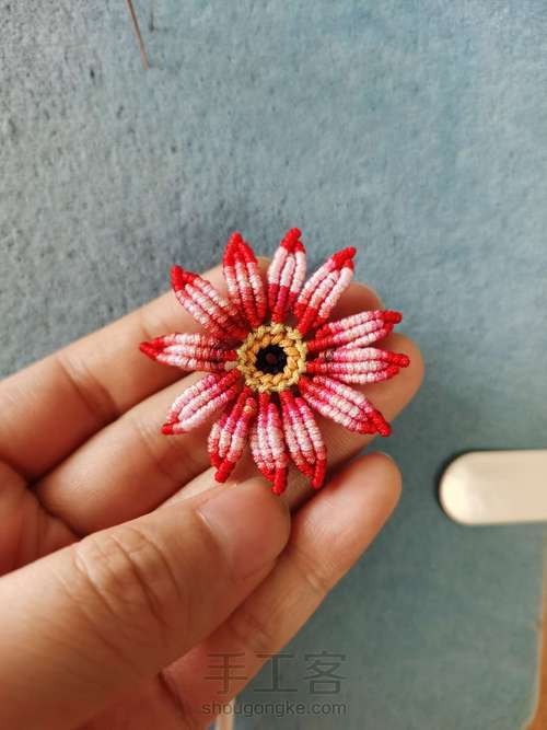 消耗线头·三轴线花瓣 第17步