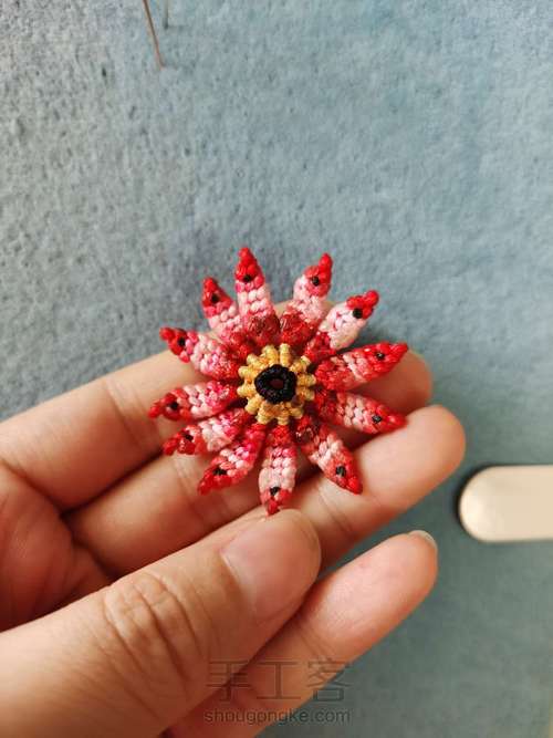 消耗线头·三轴线花瓣 第18步