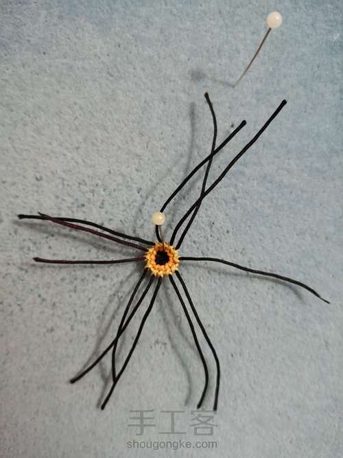 消耗线头·三轴线花瓣 第6步