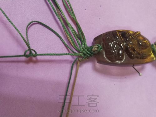 慧剑3～冰曜石本命佛手牌手链（一） 第58步