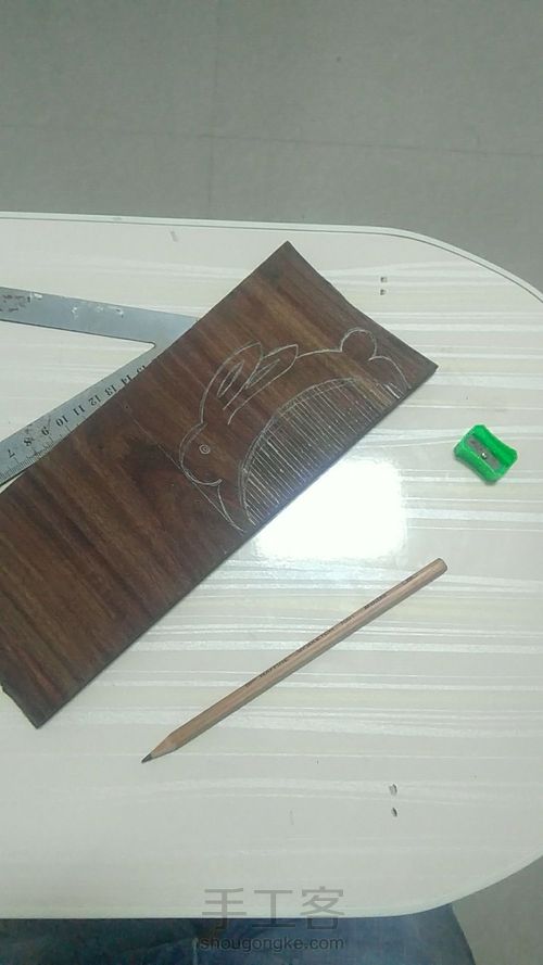 第一次做木梳 第1步