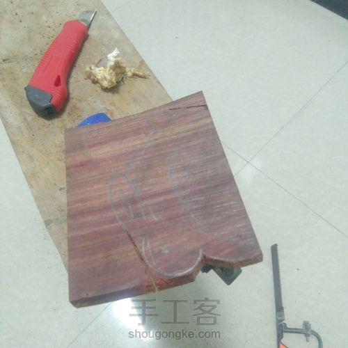 第一次做木梳 第2步