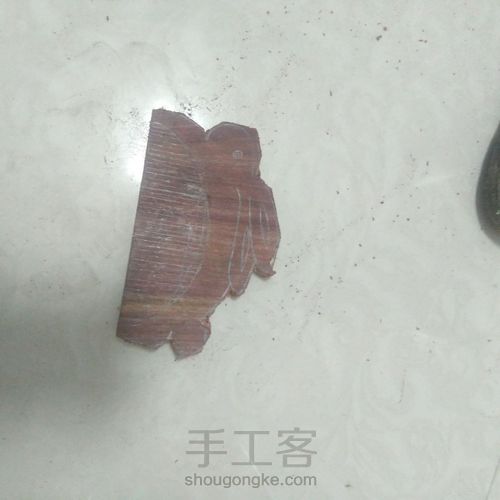 第一次做木梳 第3步